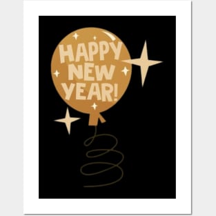 Happy New year Posters and Art